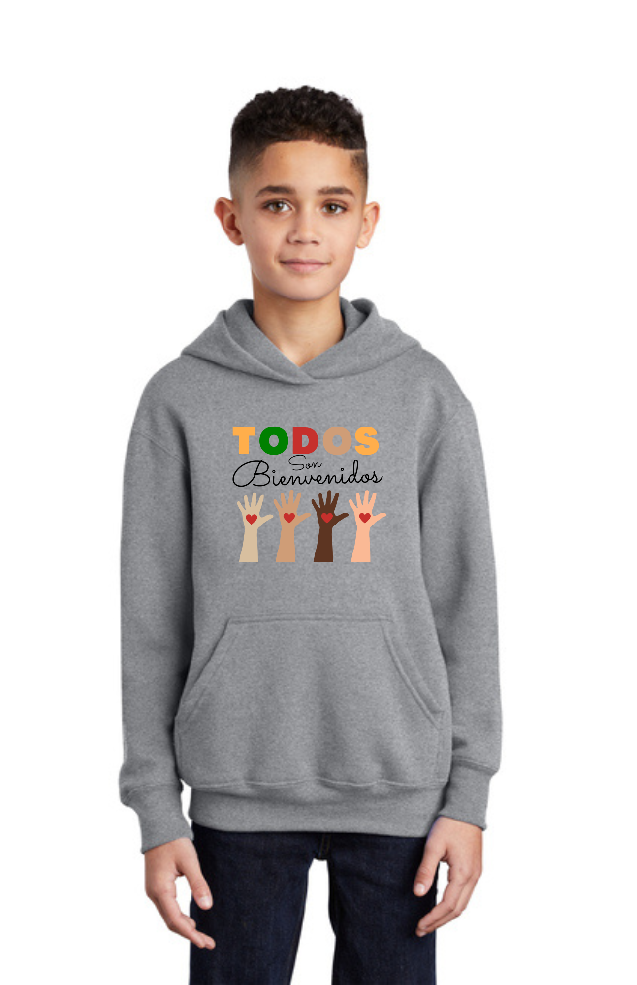 SPANISH - YOUTH Hoodie (All Colors) - Todos Son Bienvenidos