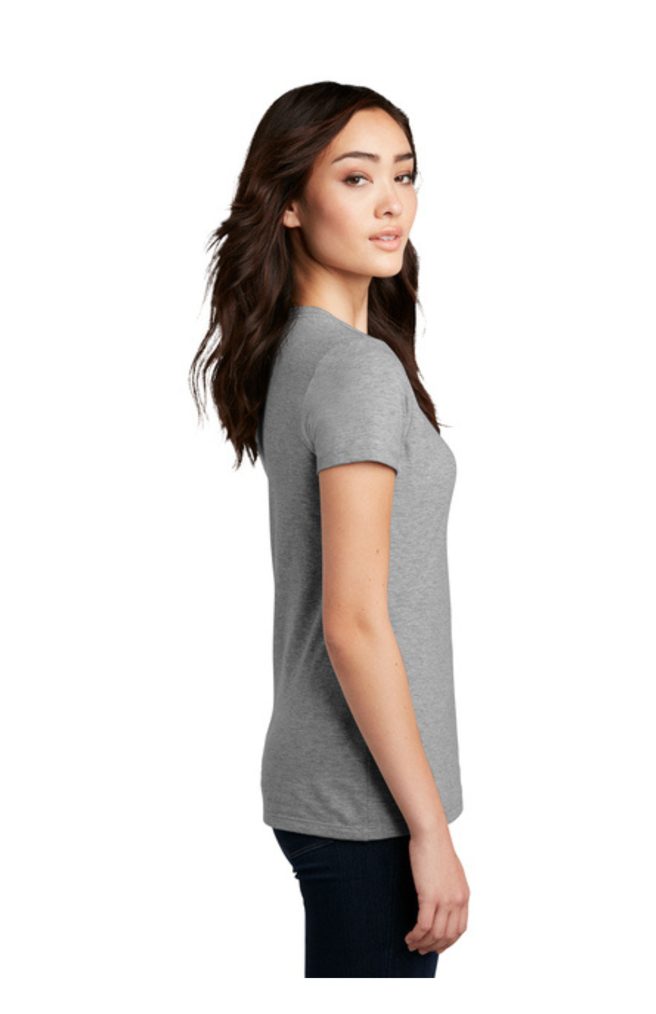 WOMEN'S Shirt (Heathered Steel) - Everyone Is Welcome Here