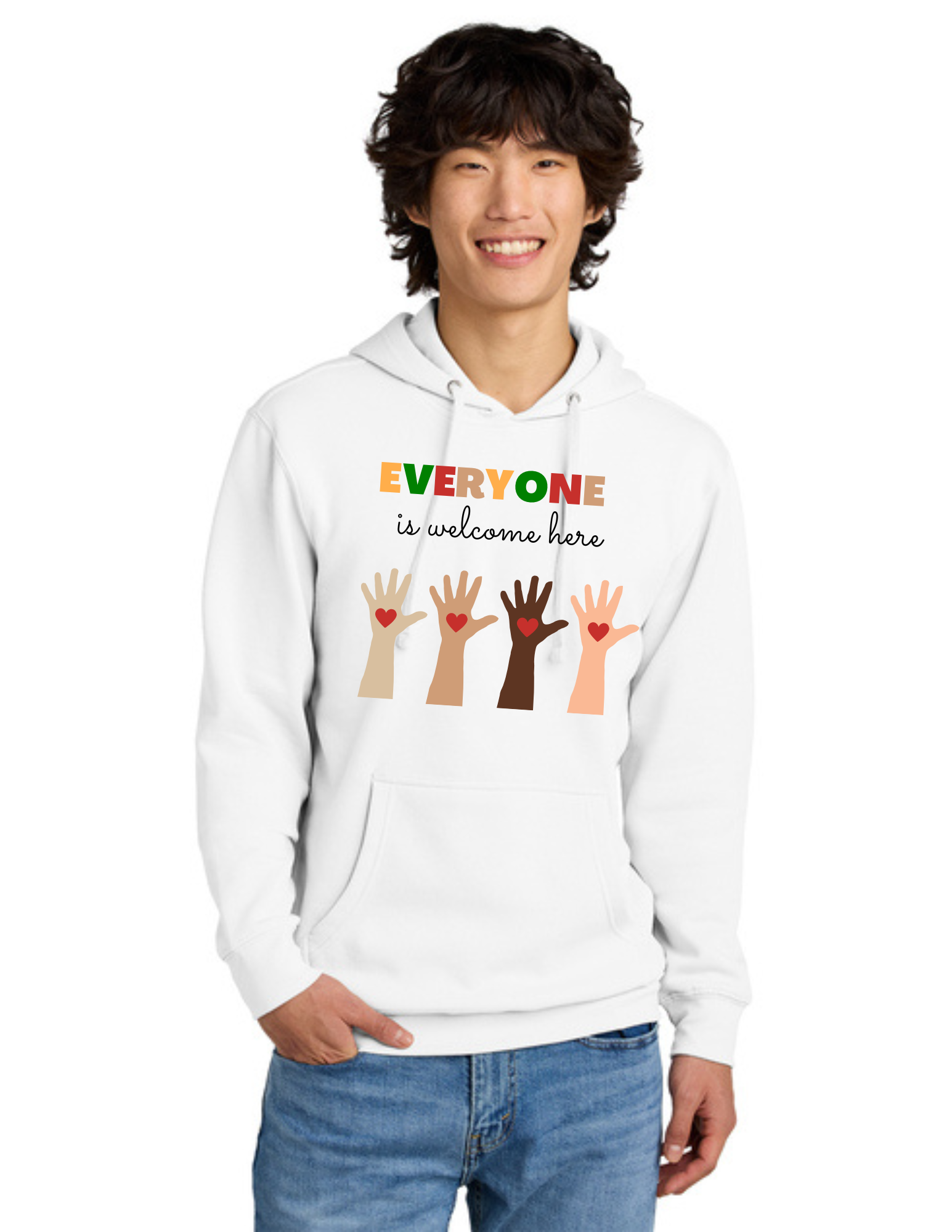ADULT Hoodie (All Colors) - Everyone is Welcome Here