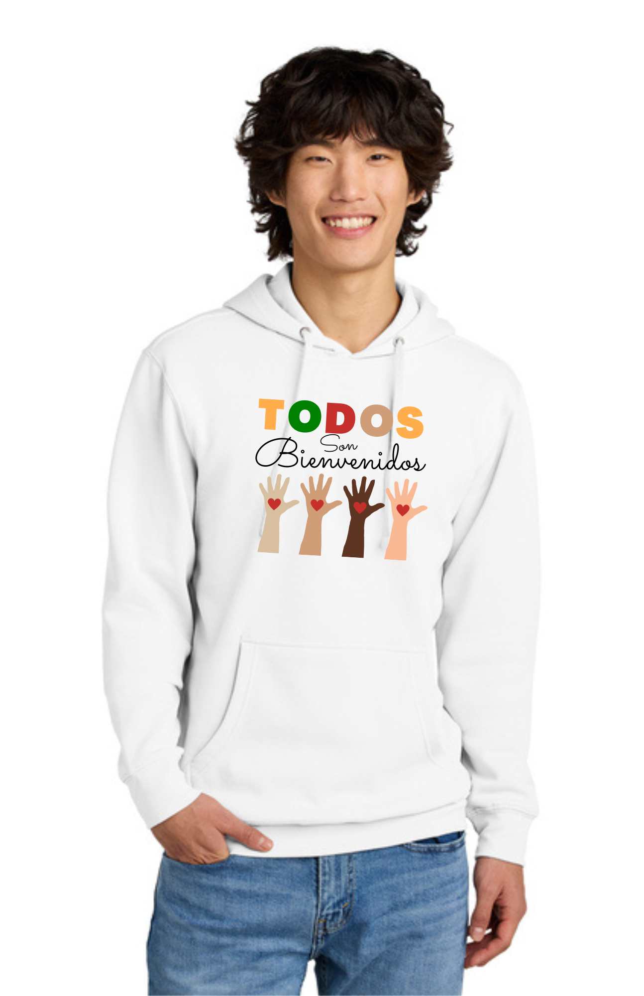 SPANISH - ADULT Hoodie (All Colors) - Todos Son Bienvenidos