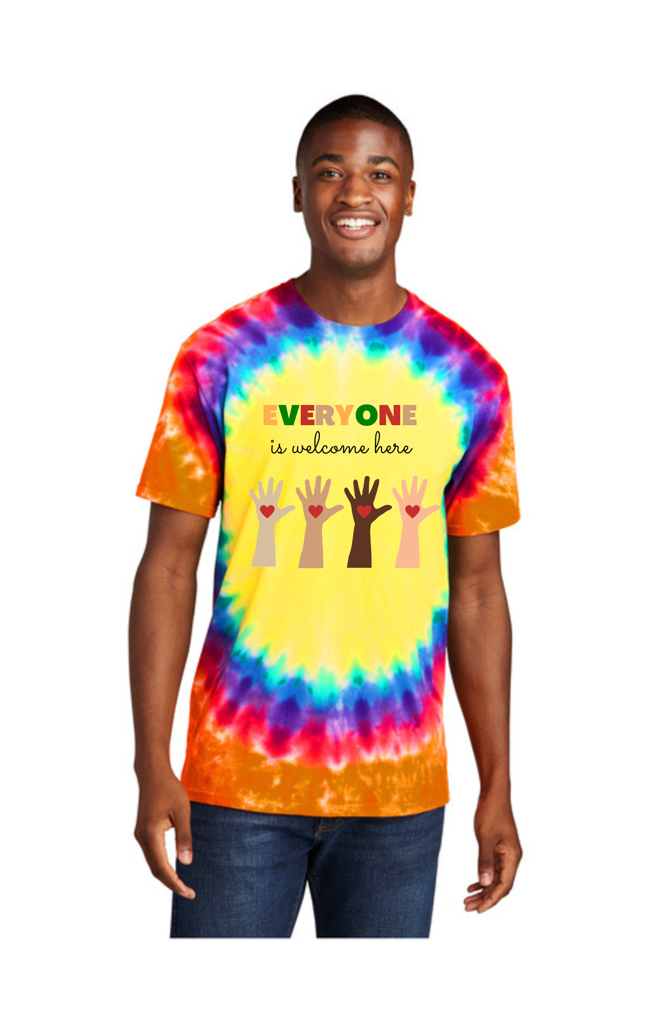 ADULT Short Sleeve Shirt (All Colors) - Everyone Is Welcome Here