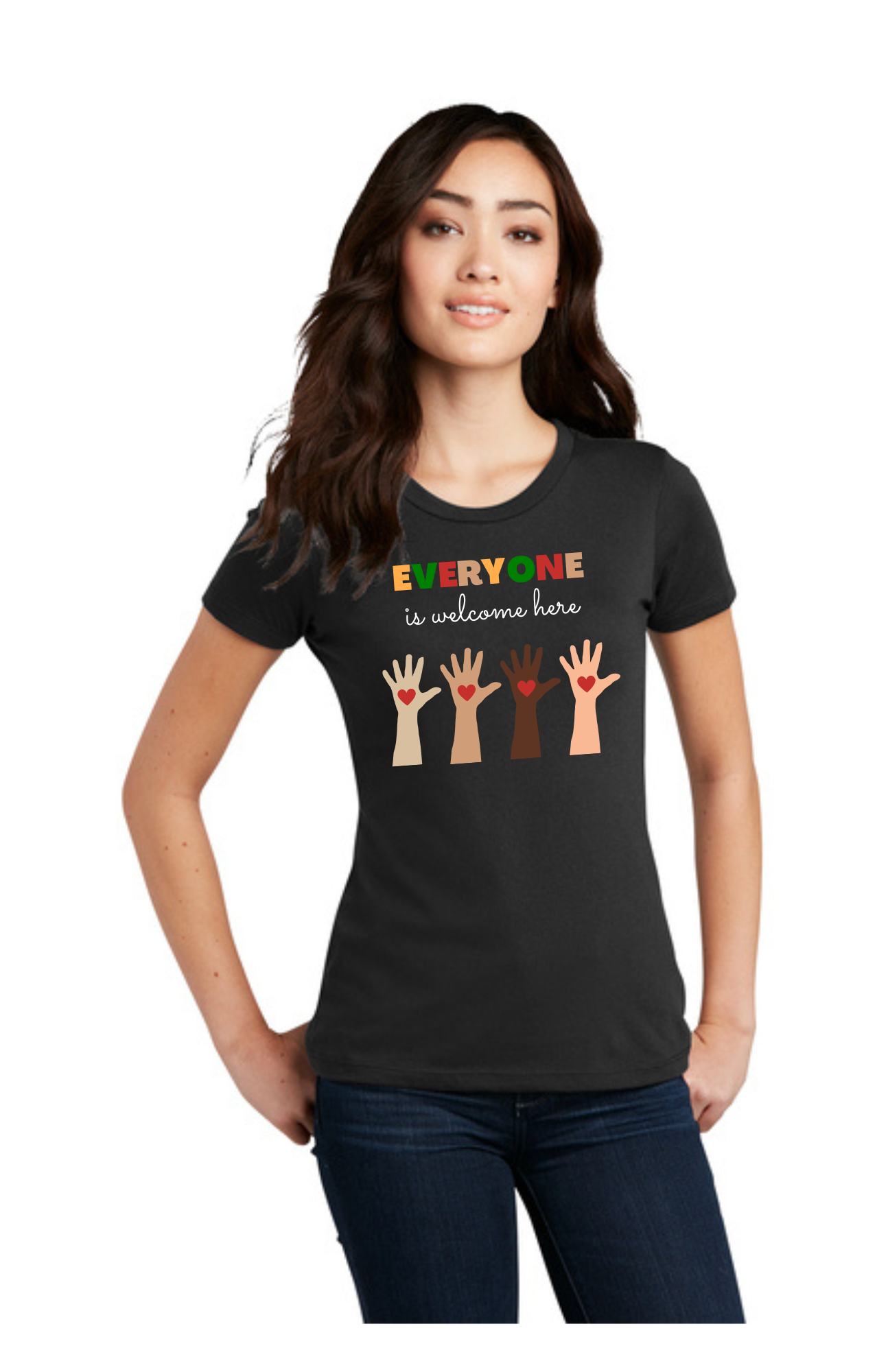 WOMEN'S Shirt (All Colors) - Everyone Is Welcome Here