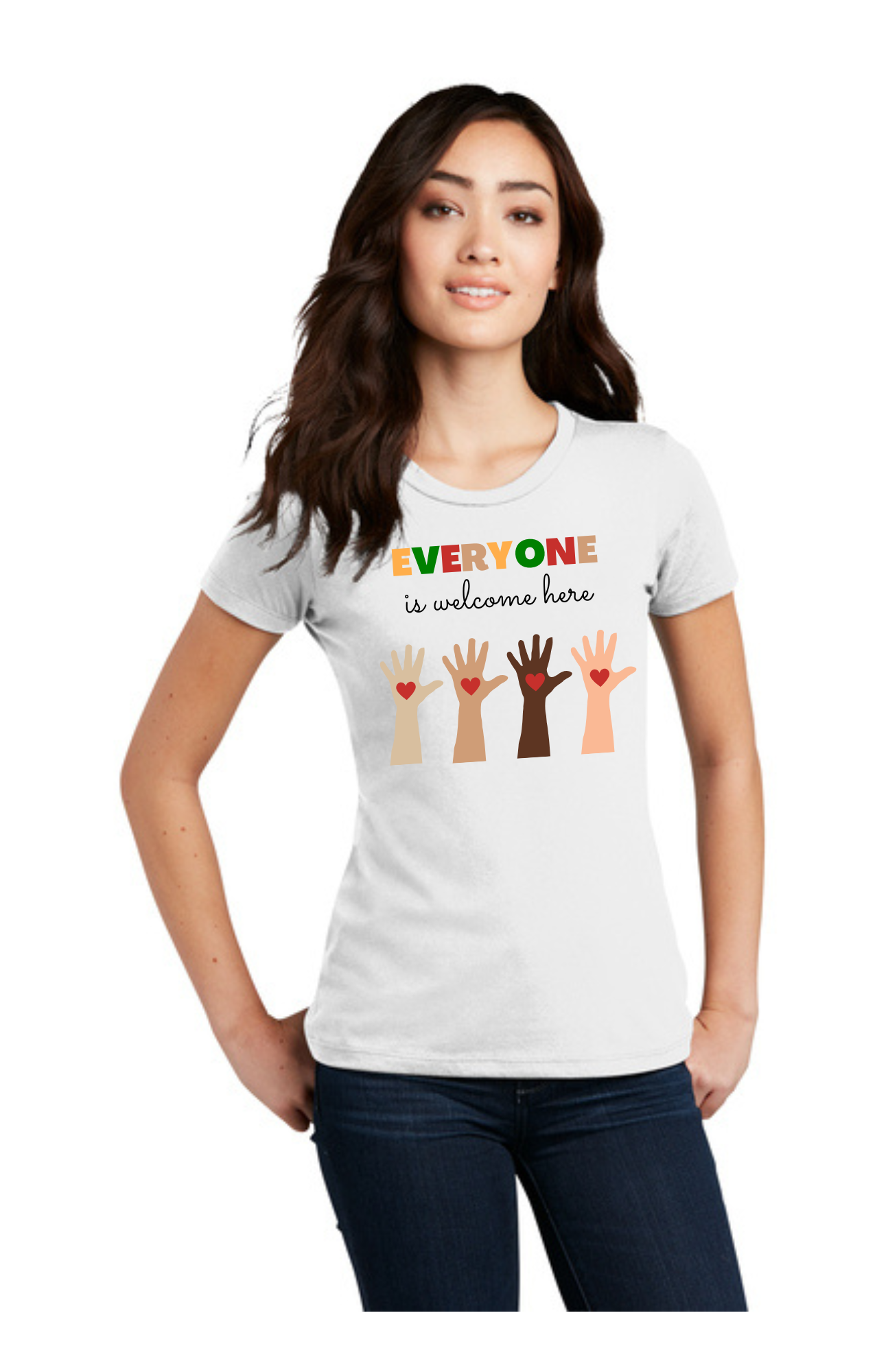 WOMEN'S Shirt (All Colors) - Everyone Is Welcome Here