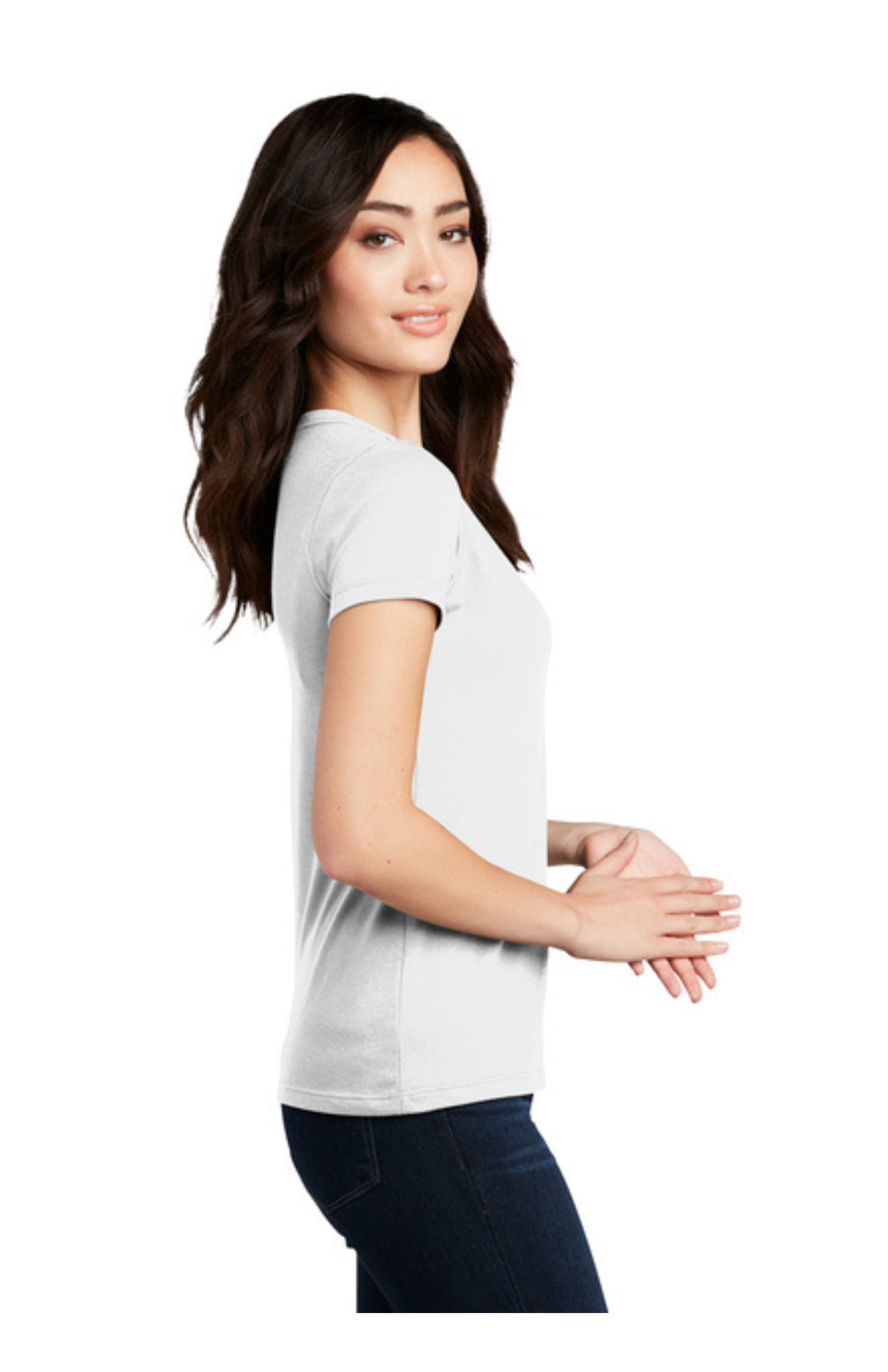 WOMEN'S Shirt (Bright White) - Everyone Is Welcome Here