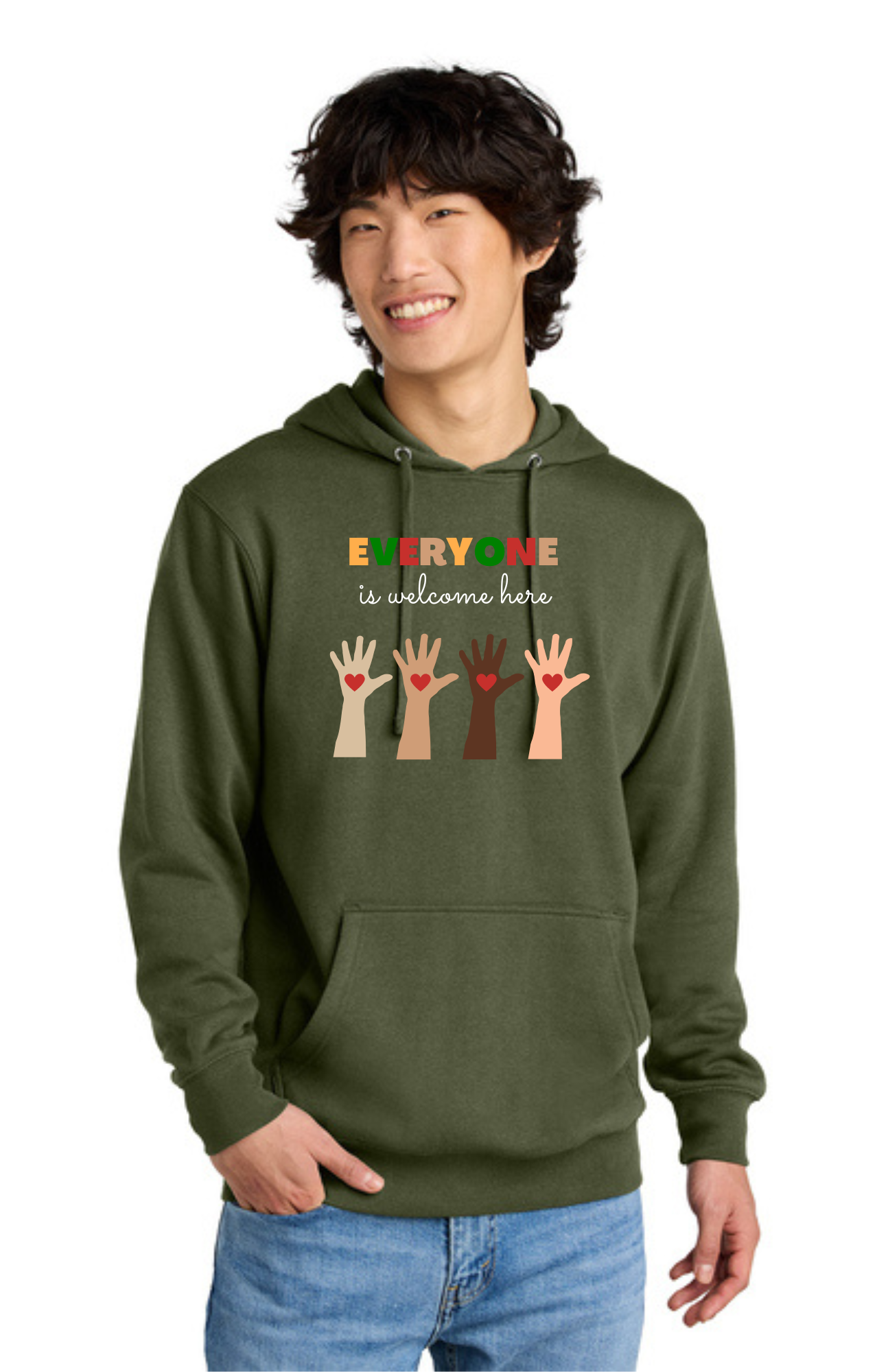 ADULT Hoodie (All Colors) - Everyone is Welcome Here